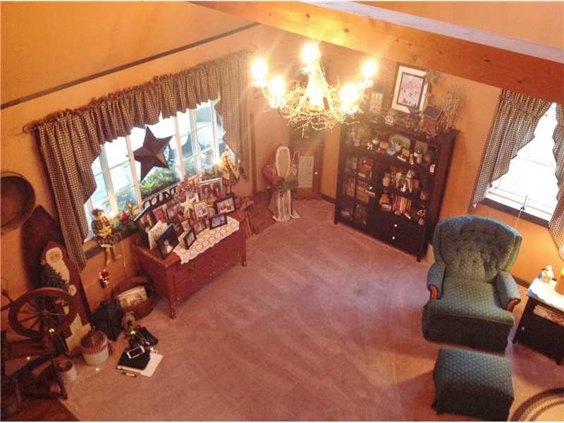 352 Wise Road Jamestown, PA 16134 - Photo 6 of 25 Living Room. Looking from upstairs extra sitting room off of Master Bedroom.