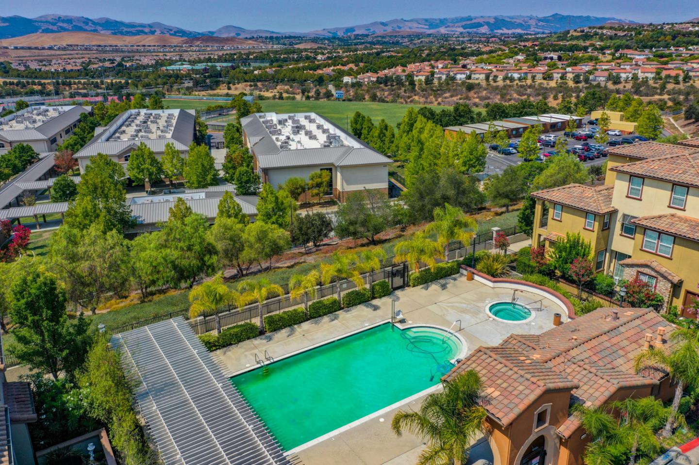 5236 Fioli Loop San Ramon, CA 94582 - Photo 37 of 40 an aerial view of residential houses with outdoor space and river view