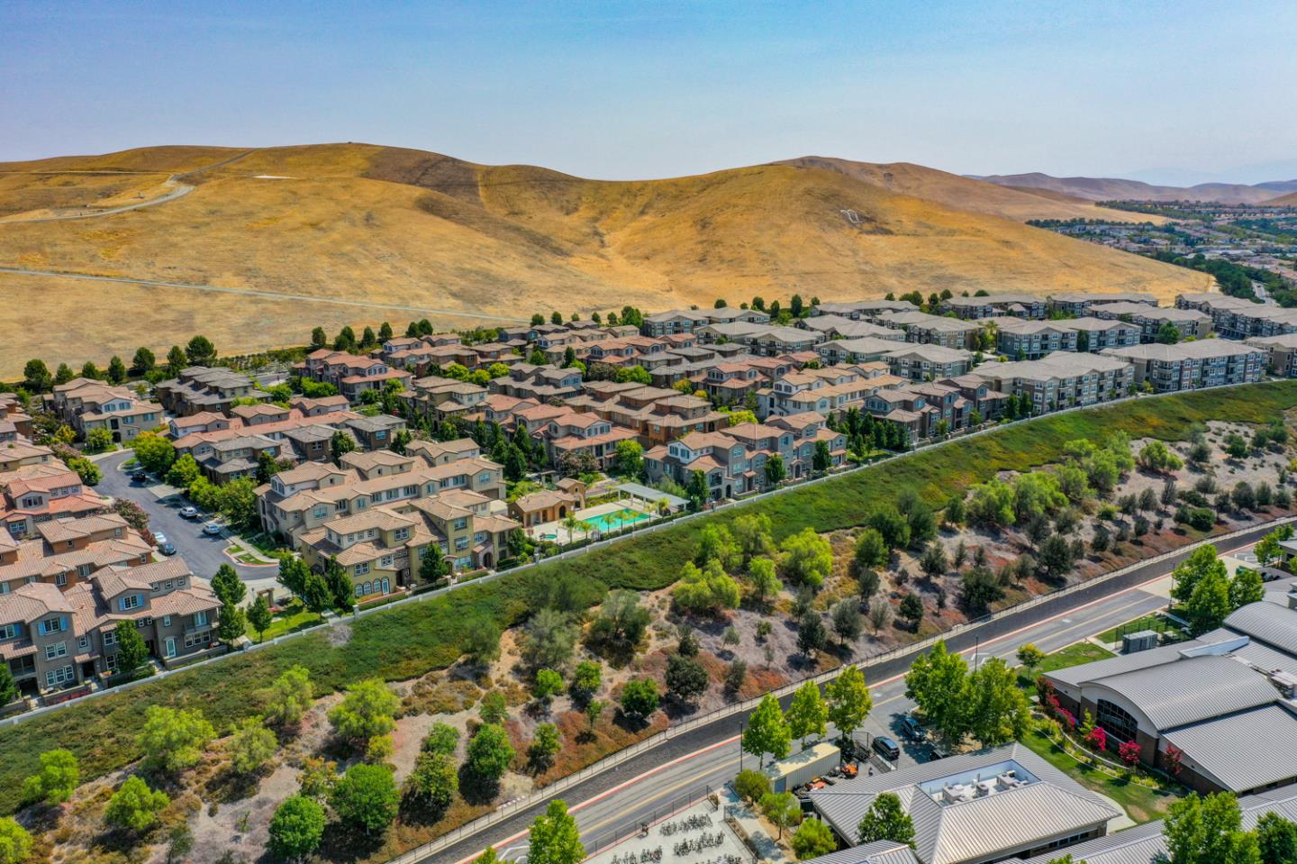 5236 Fioli Loop San Ramon, CA 94582 - Photo 40 of 40 a view of a city with mountains in the background