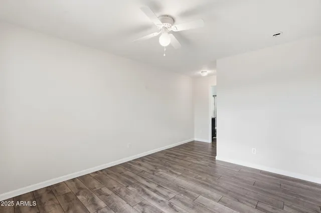 wooden floor in an empty room