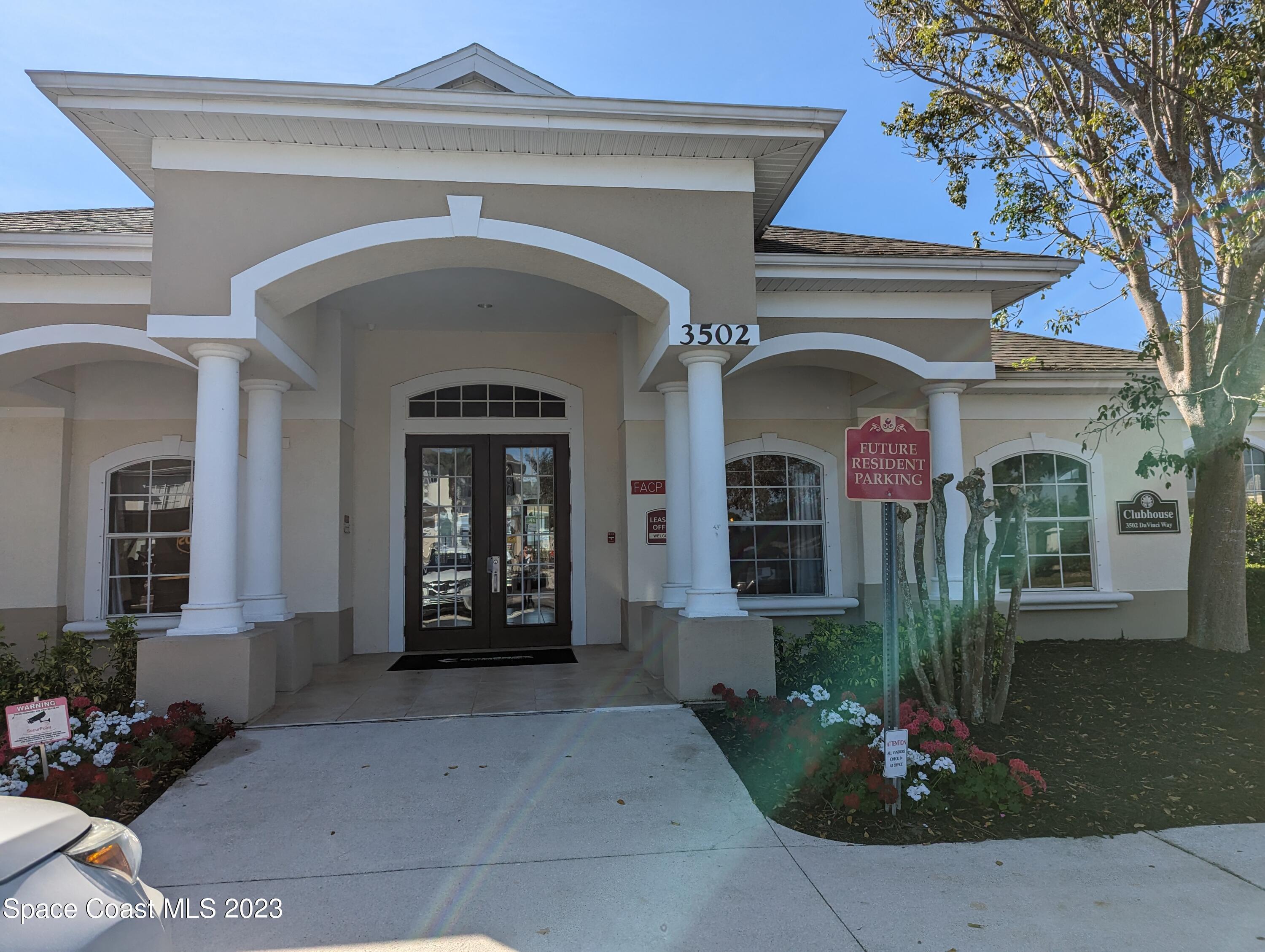 3511 D'Avinci Way, Unit 2012 Melbourne, FL 32901 - Photo 20 of 22 a front view of a house