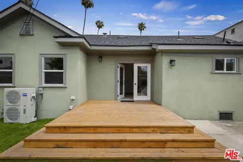 a view of a house with a patio