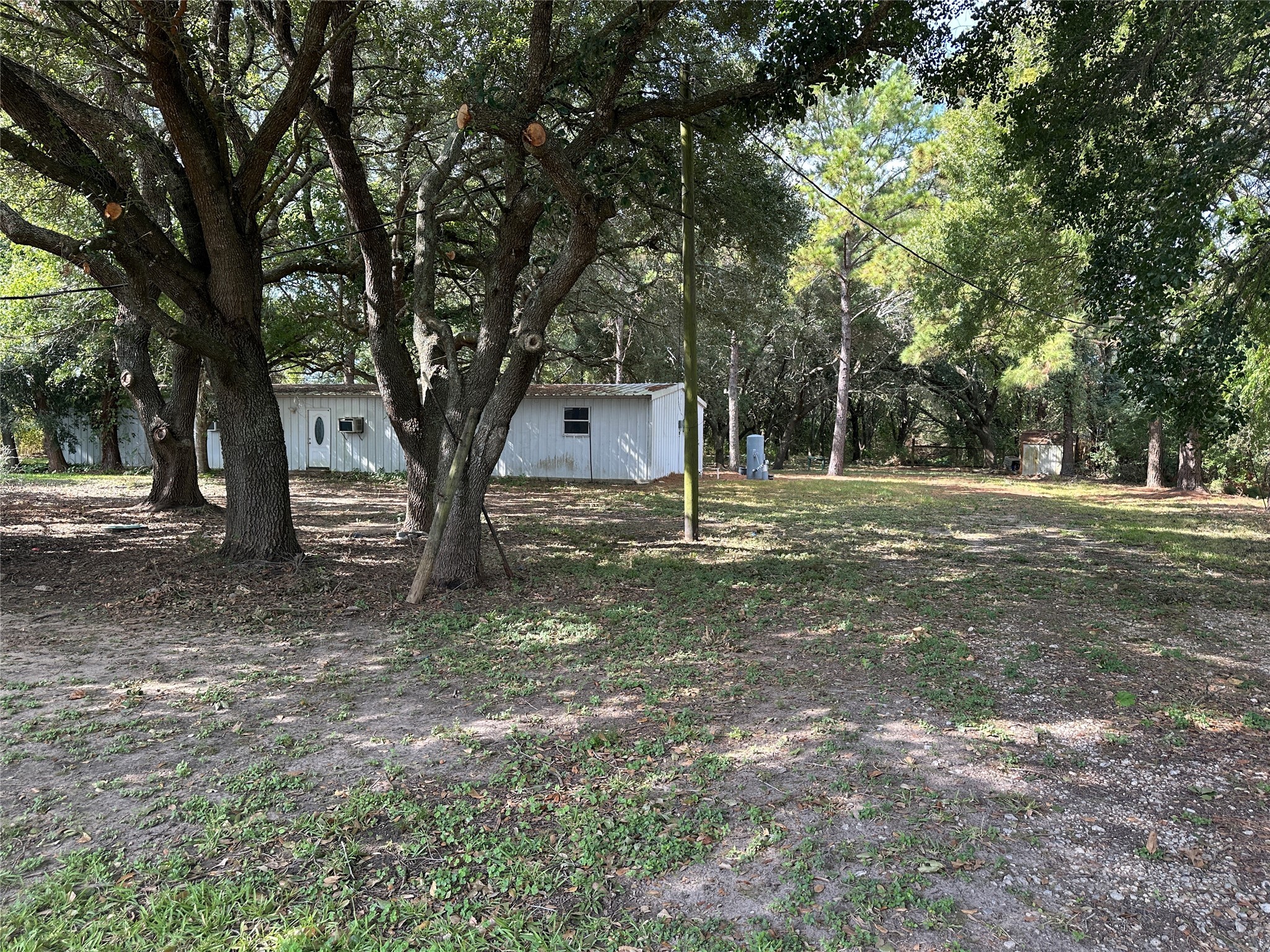 a view of outdoor space with trees