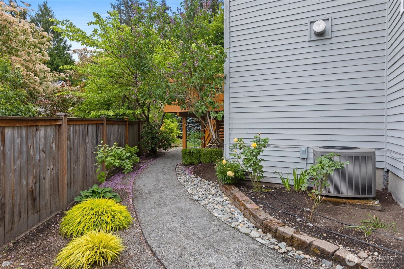 20012 27th Drive Southeast Bothell, WA 98012 - Photo 35 of 39 a view of a backyard with potted plants