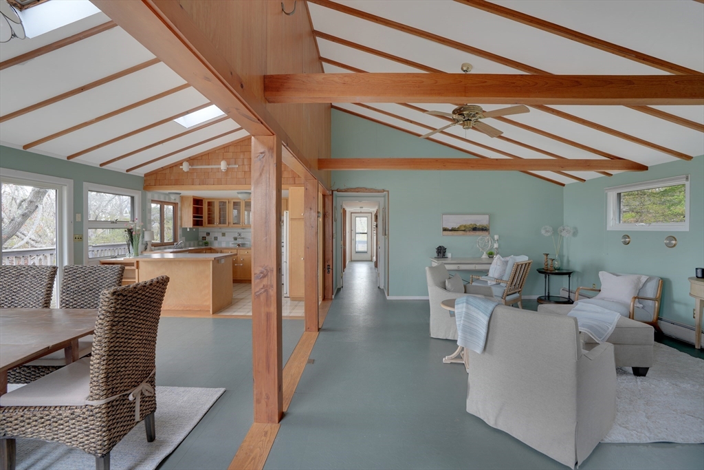 453 Lighthouse Road Aquinnah, MA 02535 - Photo 15 of 39 a view of a dining room with furniture