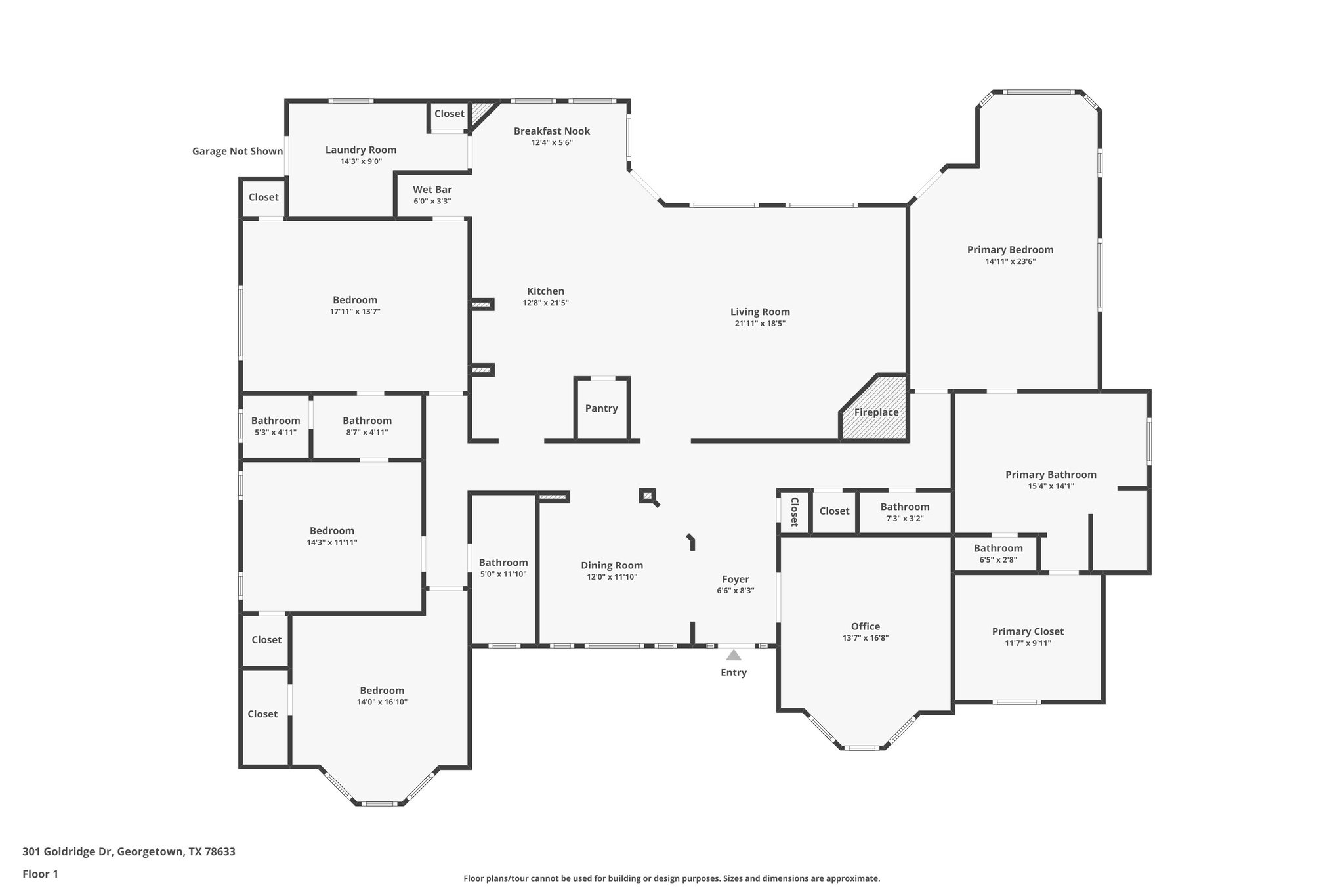 301 Goldridge Drive Georgetown, TX 78633 - Photo 40 of 40 Floor plan