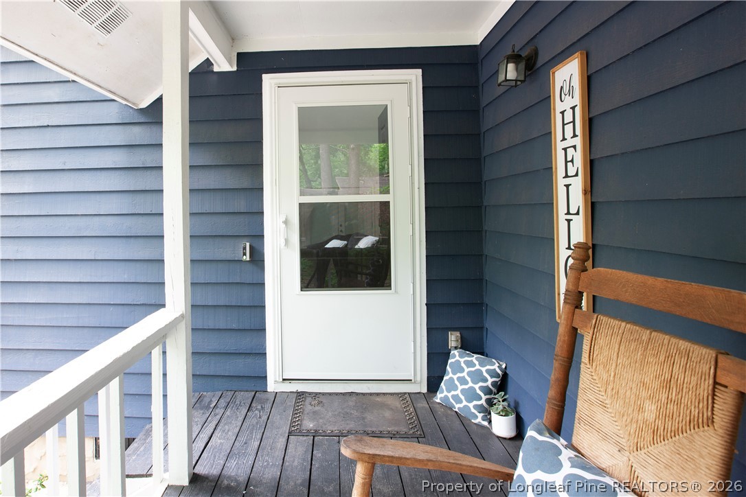 5948 Dalton Road Fayetteville, NC 28314 - Photo 6 of 18 a view of door with an outdoor space