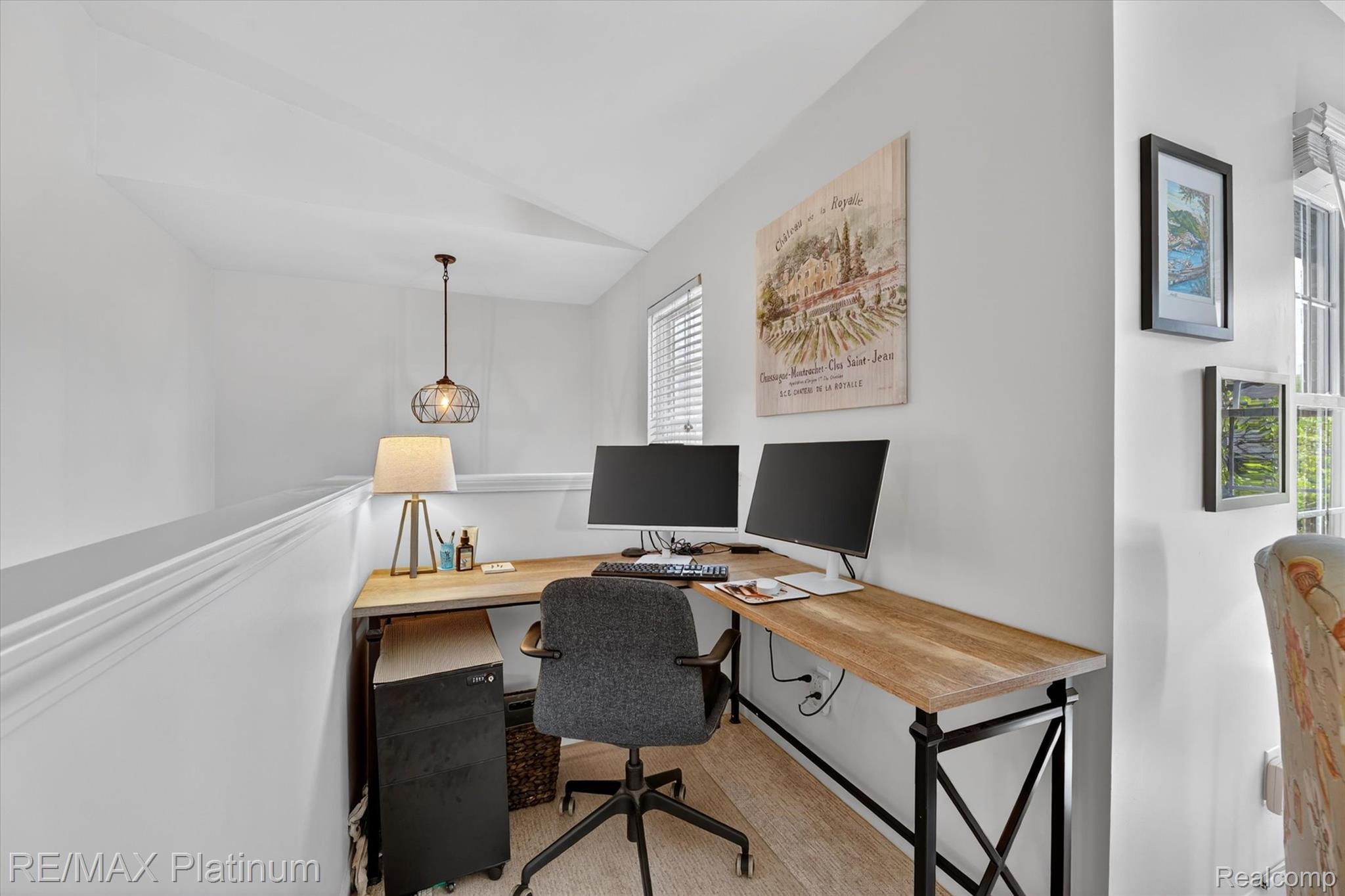 4191 Hampton Ridge Boulevard, Unit 41 Howell, MI 48843 - Photo 12 of 23 Office featuring lofted ceiling