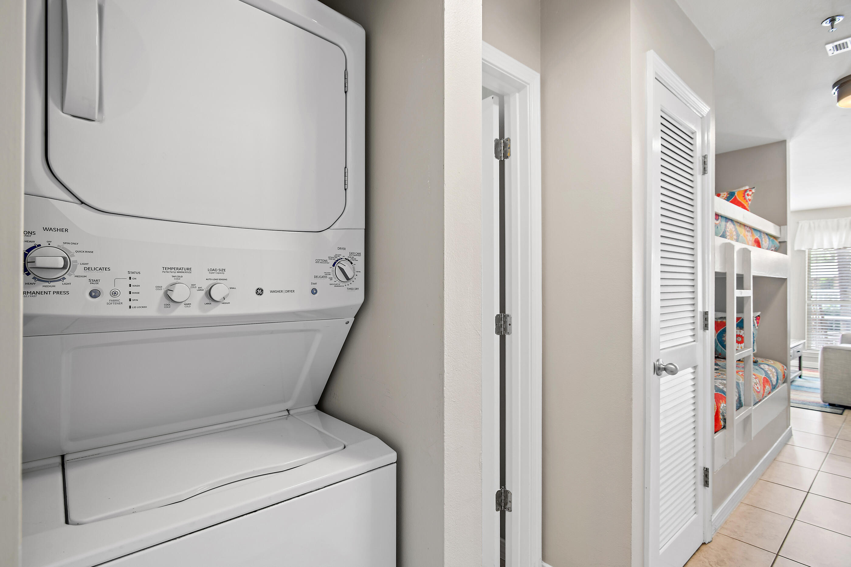 144 Spires Lane, Unit 107 Santa Rosa Beach, FL 32459 - Photo 14 of 34 a utility room with dryer and washer