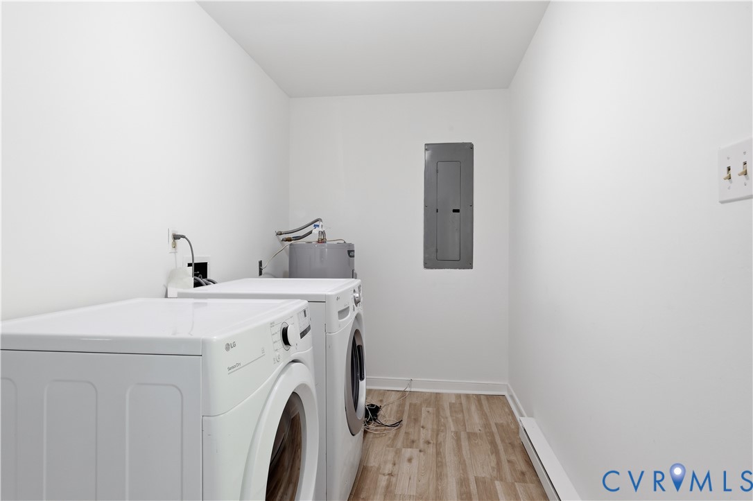 4100 Hidden Valley Road Chester, VA 23831 - Photo 12 of 31 Laundry/utility room with its door to the outside