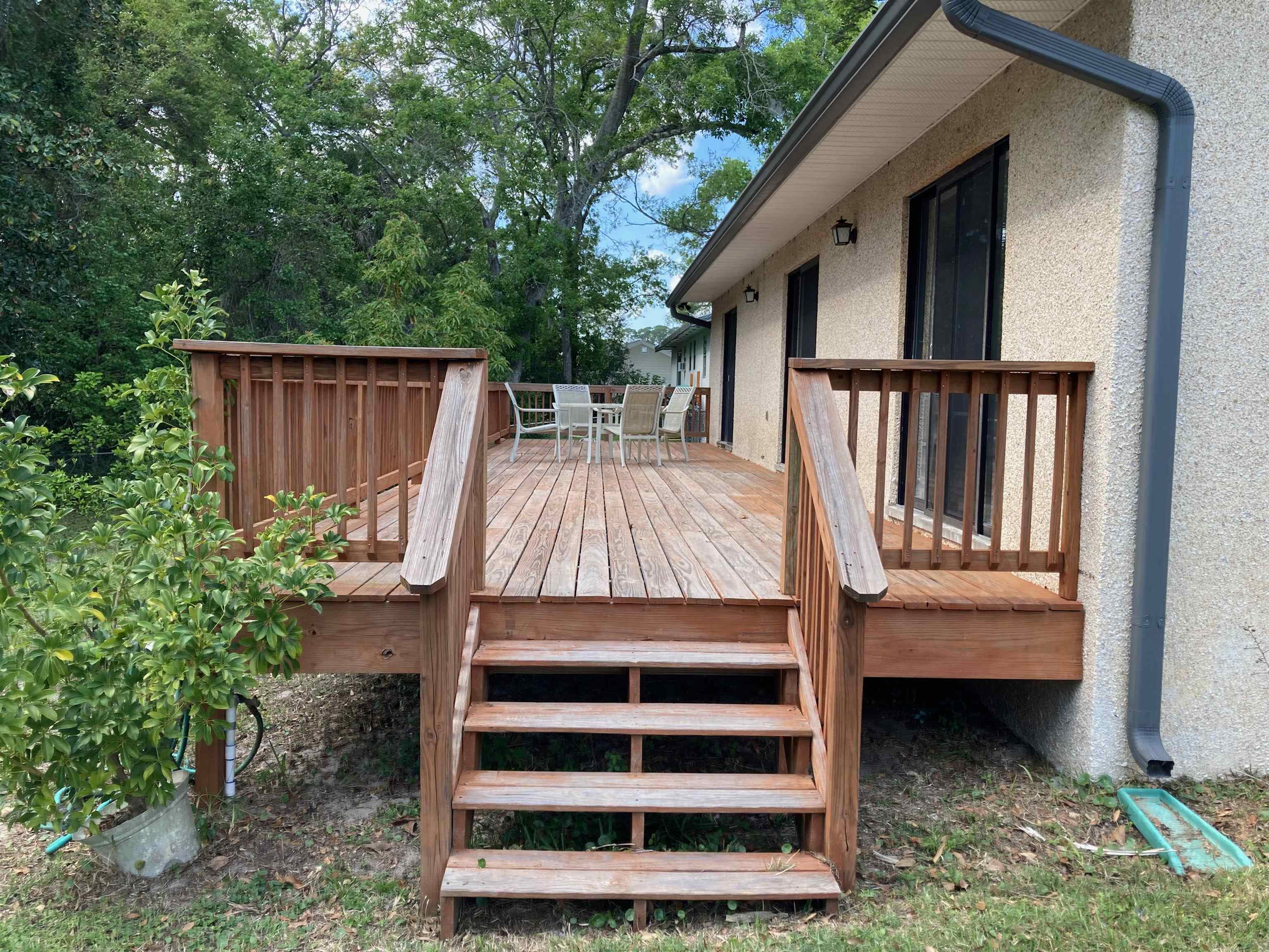 356 Cypress Road St. Augustine, FL 32086 - Photo 30 of 40 a view of outdoor space and deck