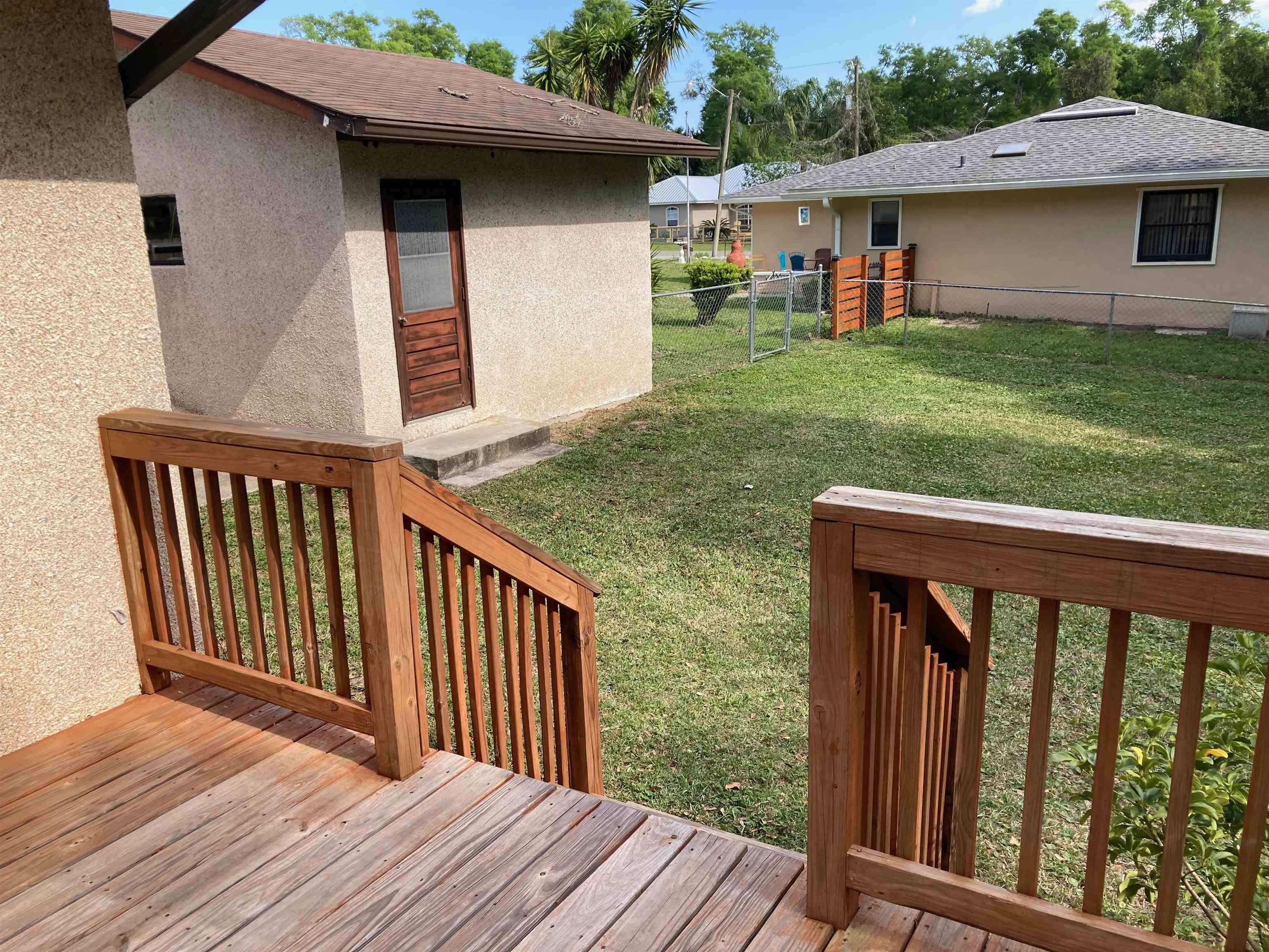 356 Cypress Road St. Augustine, FL 32086 - Photo 34 of 40 a view of a house with backyard and porch