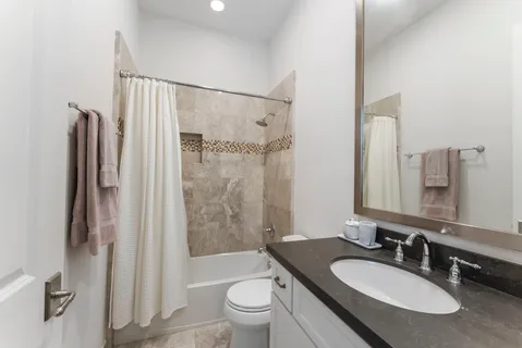 a backyard with plants and garden