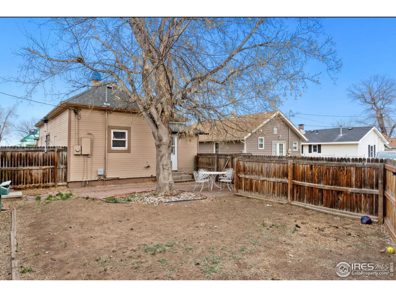 21 Main Street Windsor, CO 80550 - Photo 12 of 12 a view of a yard with wooden fence