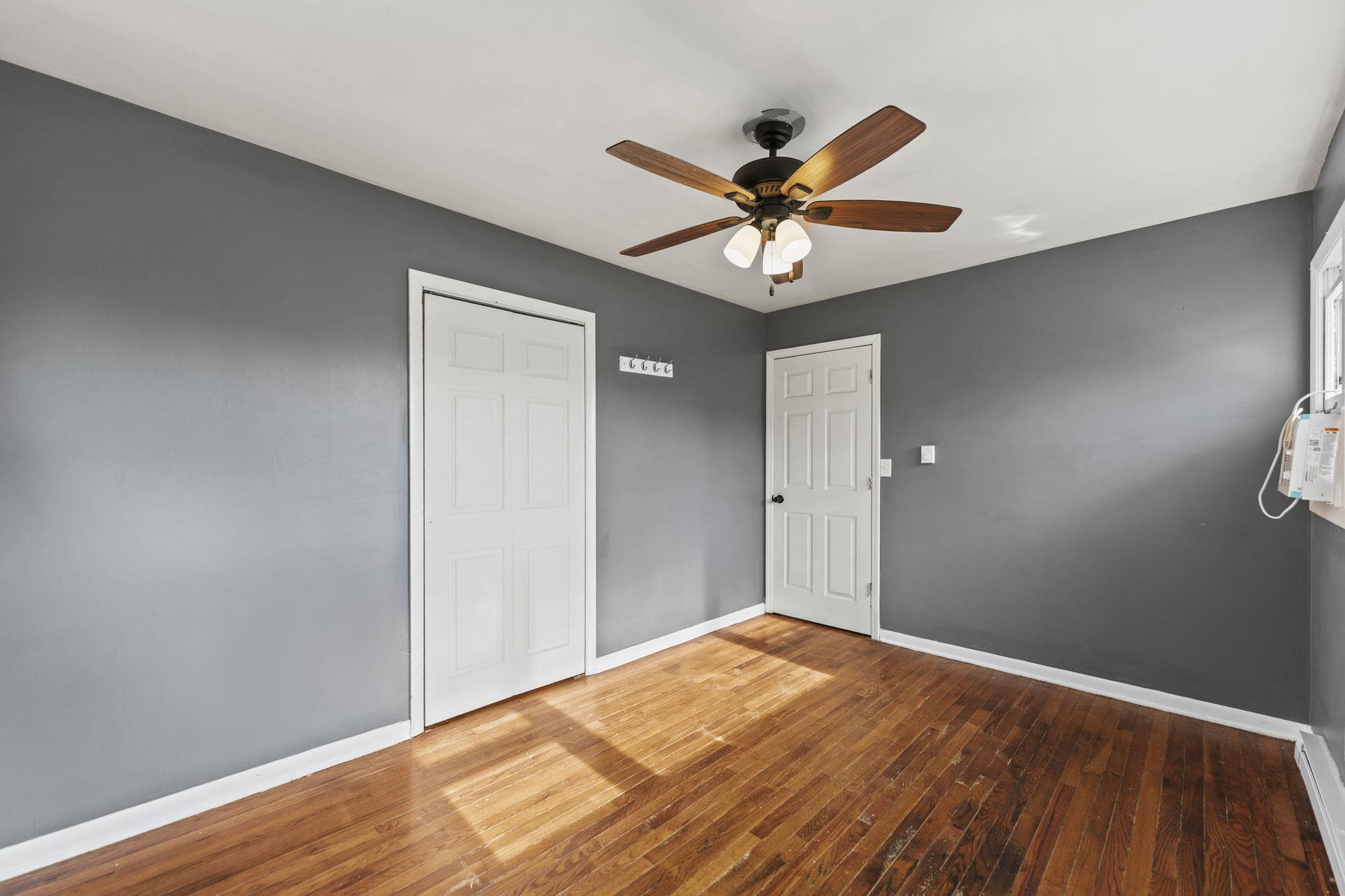 729 West Perry Street Belvidere, IL 61008 - Photo 16 of 27 a view of a big room with wooden floor and closet in a room