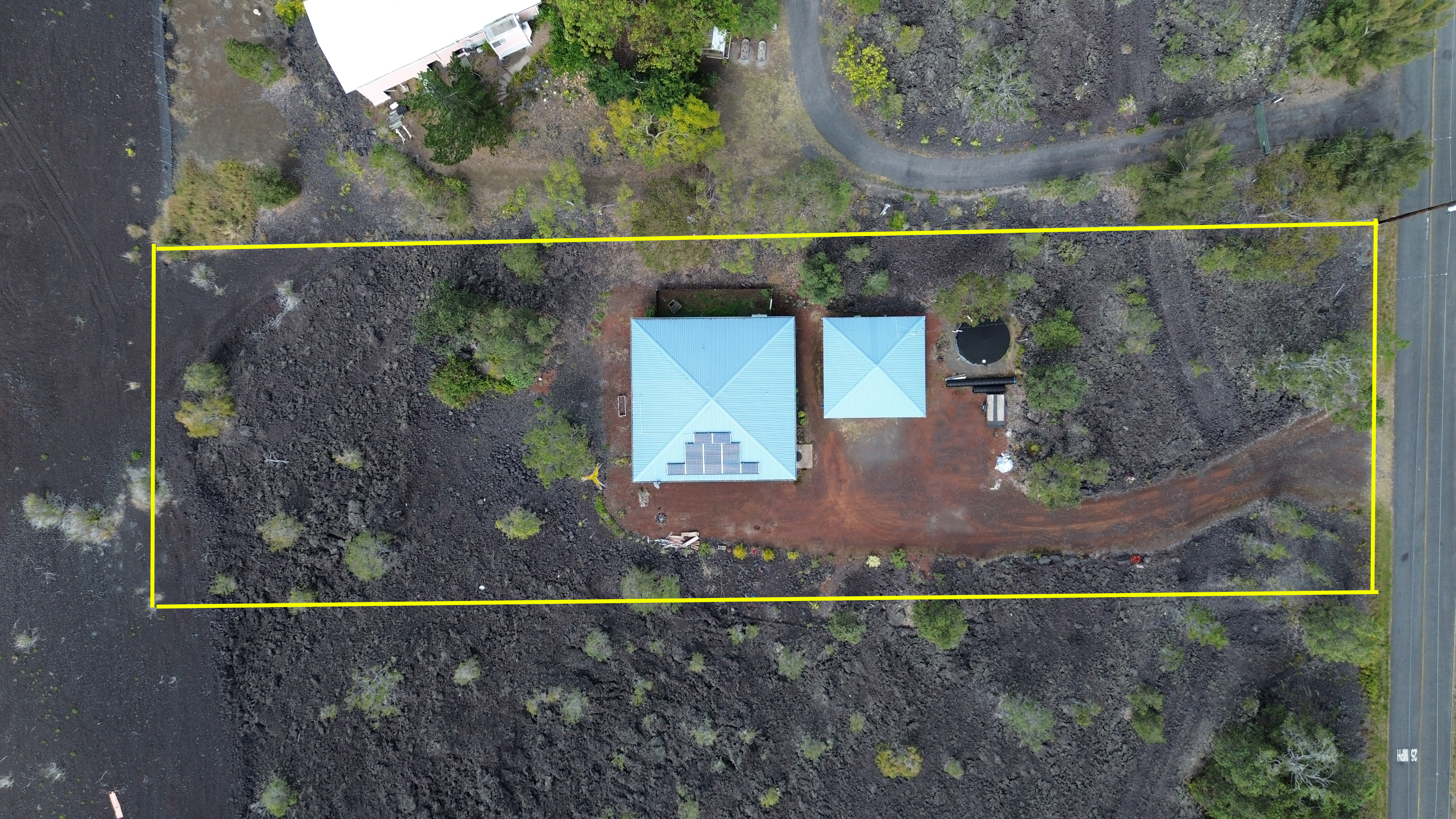 92-8901 Tiki Lane Ocean View, HI 96704 - Photo 8 of 24 view of a back yard