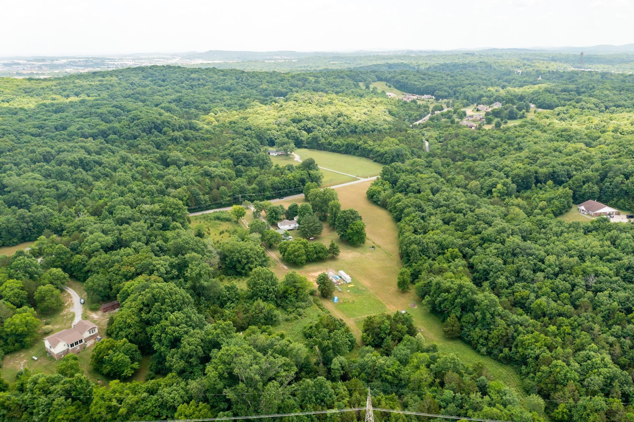5799 Cane Ridge Road Antioch, TN 37013 - Photo 41 of 45 an aerial view of residential houses with outdoor space and trees
