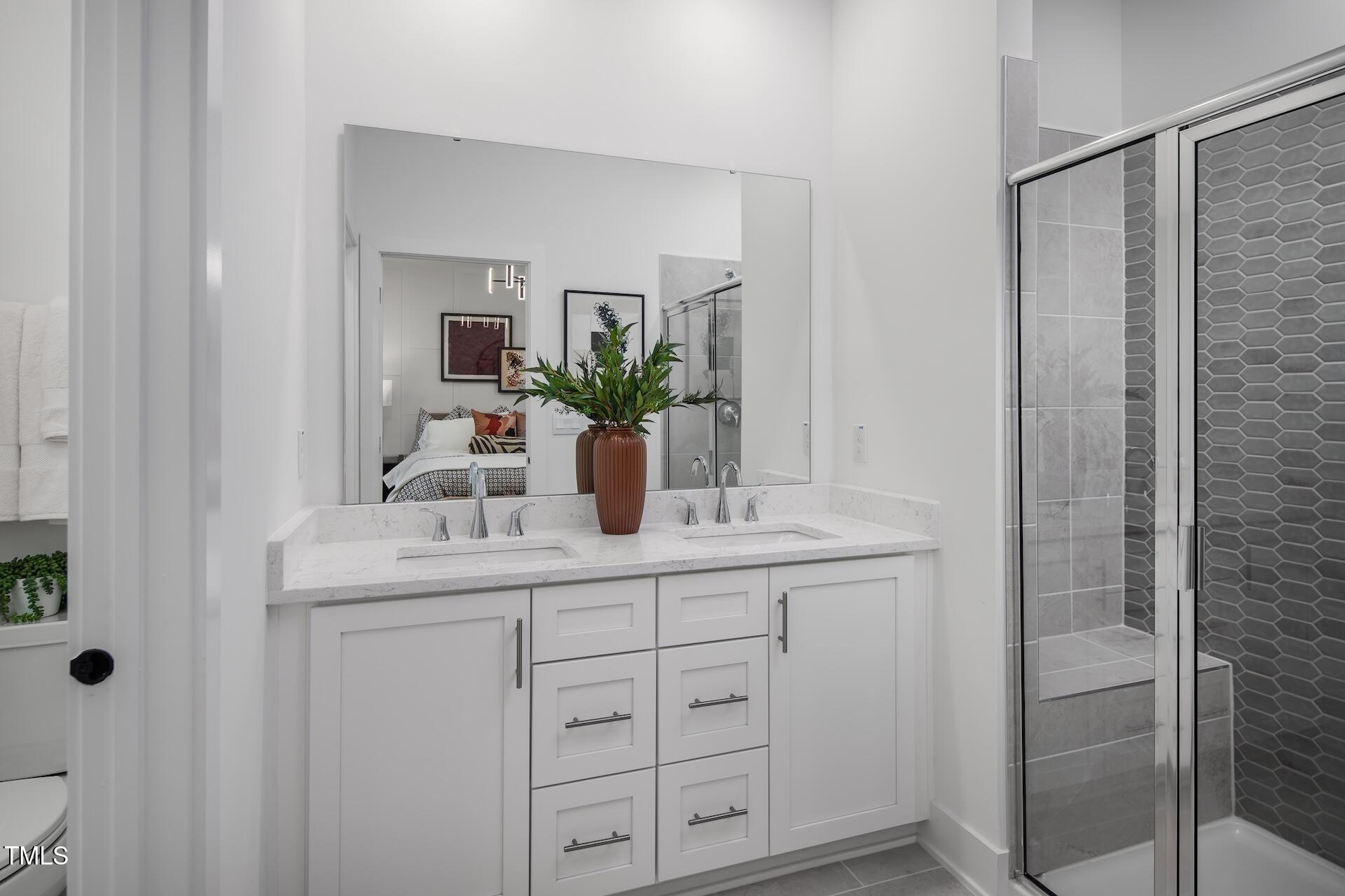 1011 Regalia Road, Unit 29 Durham, NC 27713 - Photo 20 of 22 Model home Primary Bath