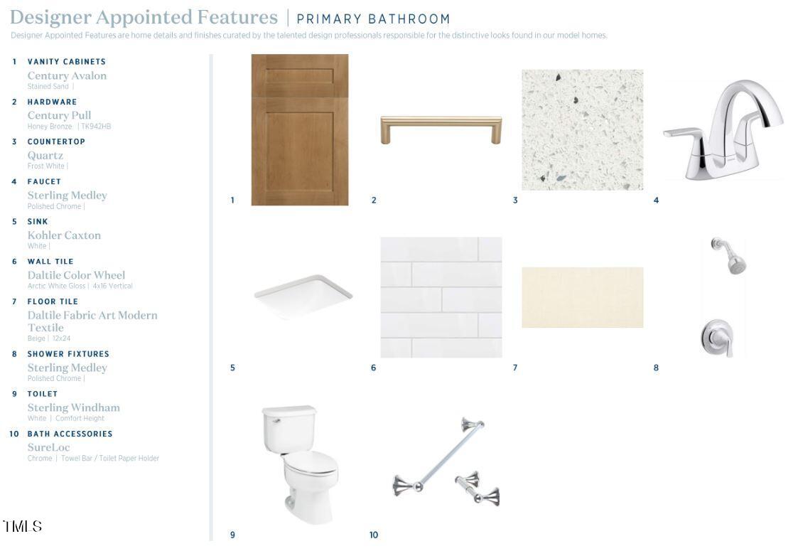 Primary Bath Selections
