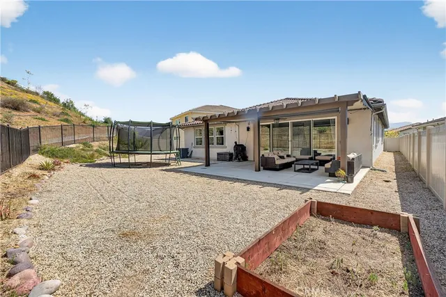 a view of a house with a patio