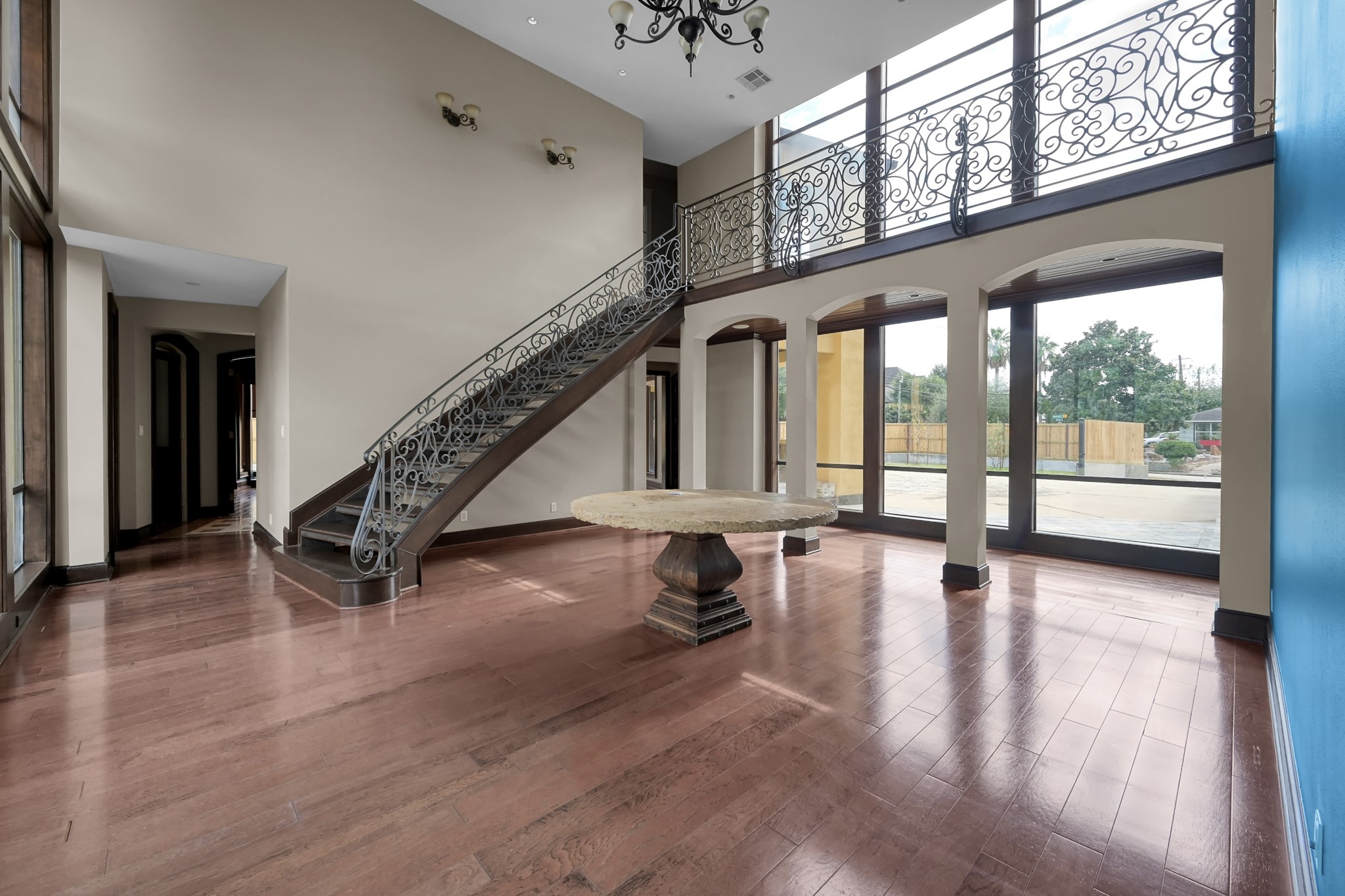 9602 Chatfield Street Houston, TX 77025 - Photo 6 of 48 a view of an entryway with wooden floor
