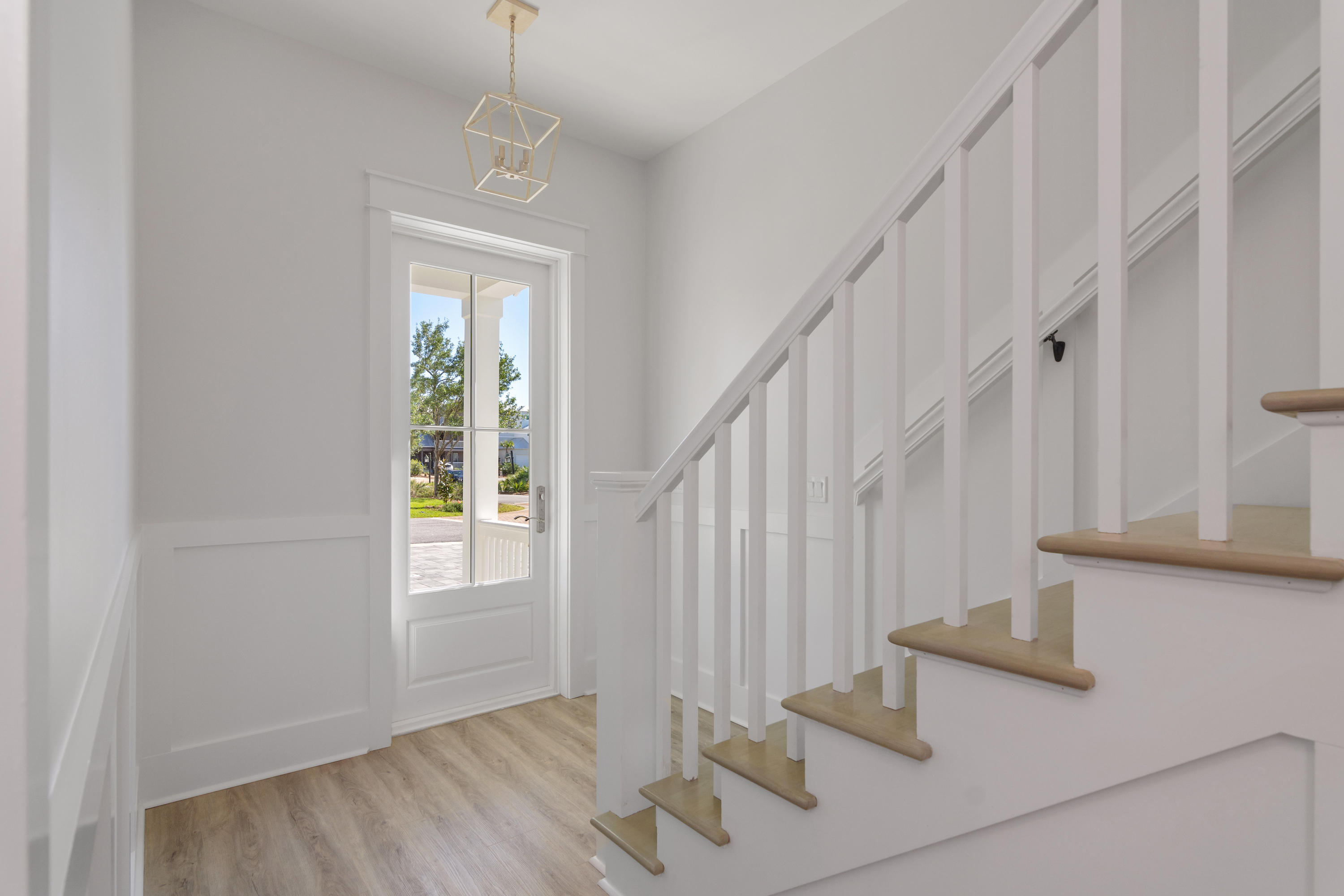 15 Lake Mist Ln Inlet Beach Inlet Beach, FL 32461 - Photo 19 of 48 a view of entryway and hall with wooden floor