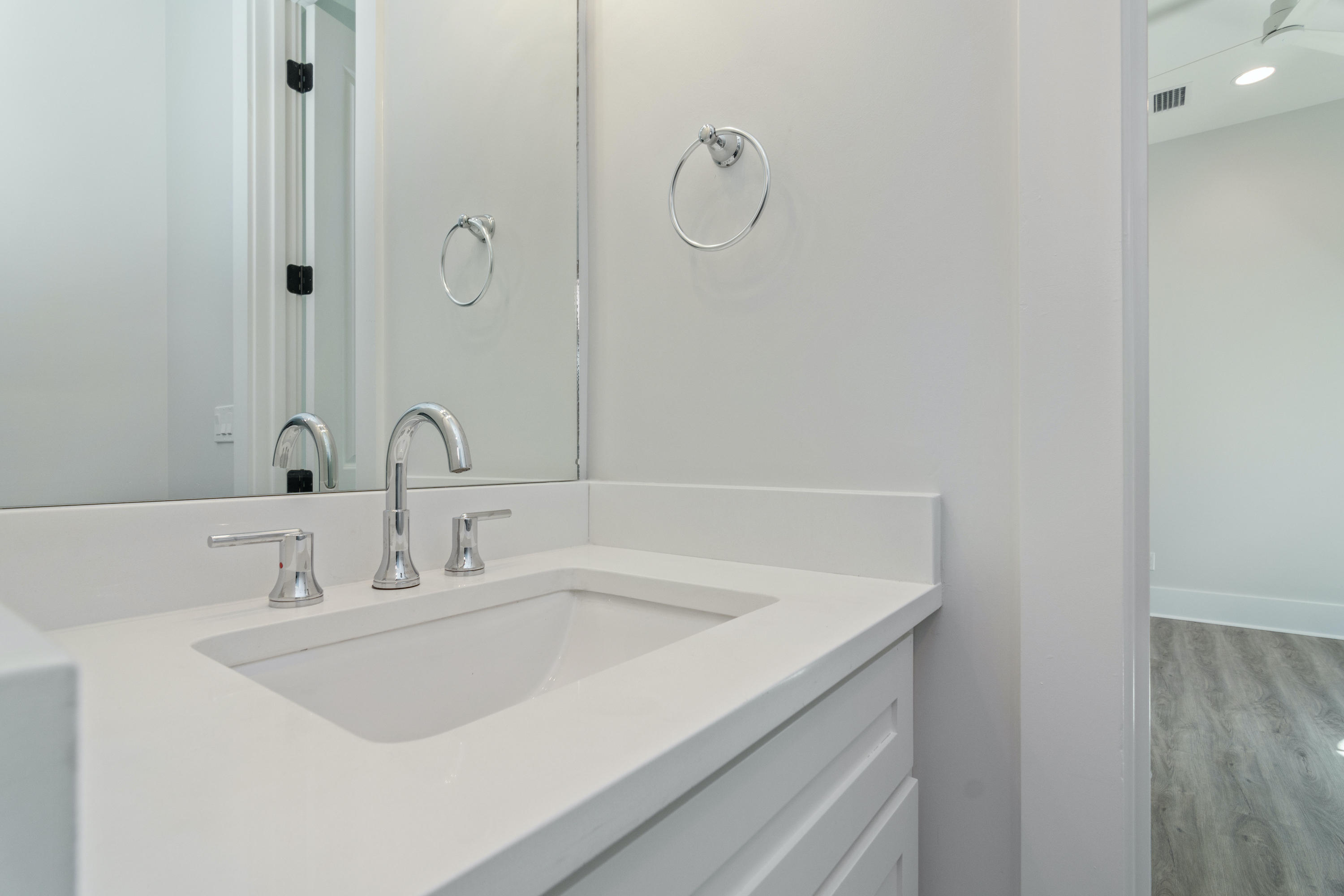 15 Lake Mist Ln Inlet Beach Inlet Beach, FL 32461 - Photo 28 of 48 a bathroom with a sink and vanity