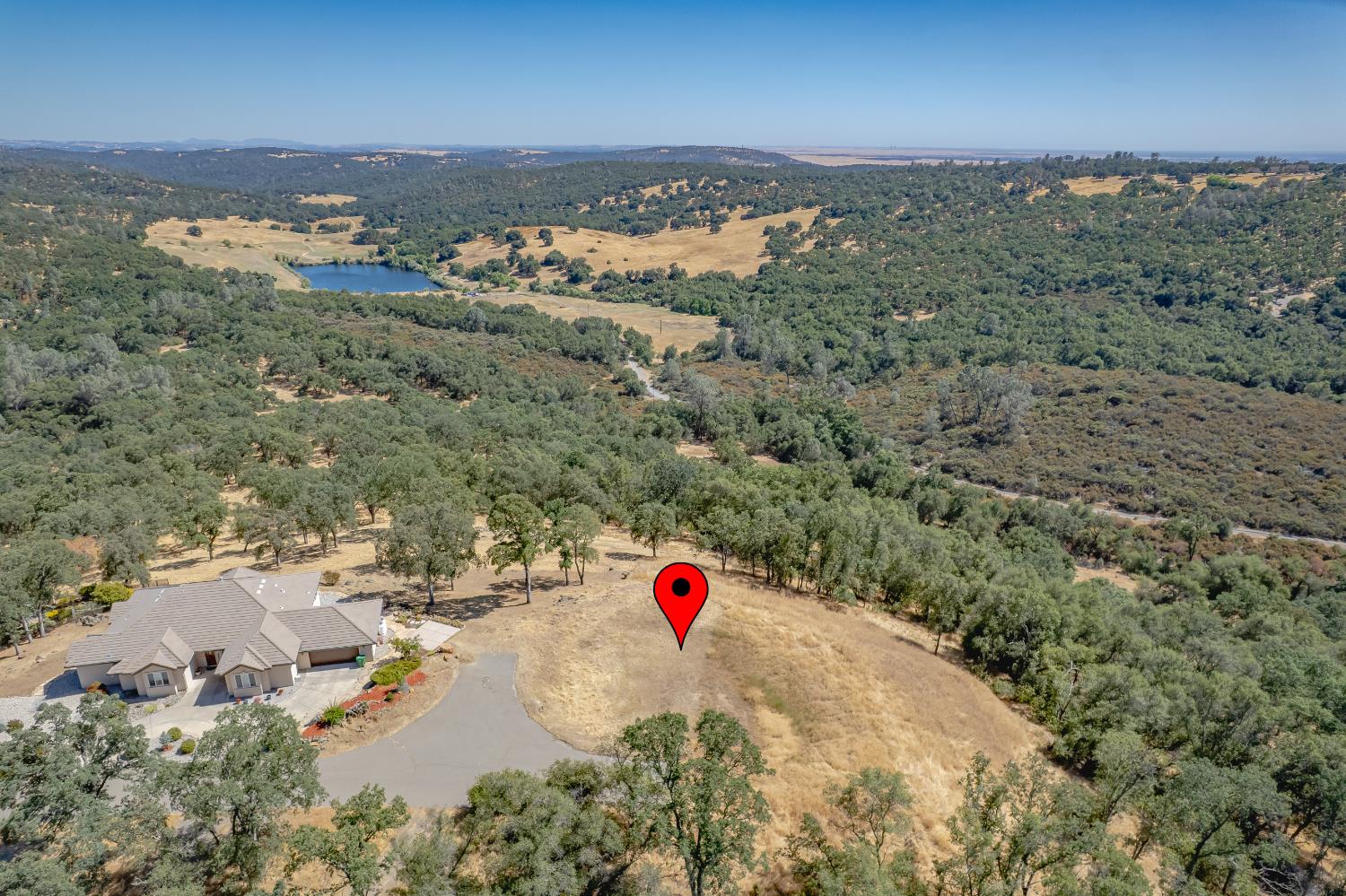 0 Crazy Horse Road Cameron Park, CA 95682 - Photo 16 of 64 an aerial view of residential houses with outdoor space