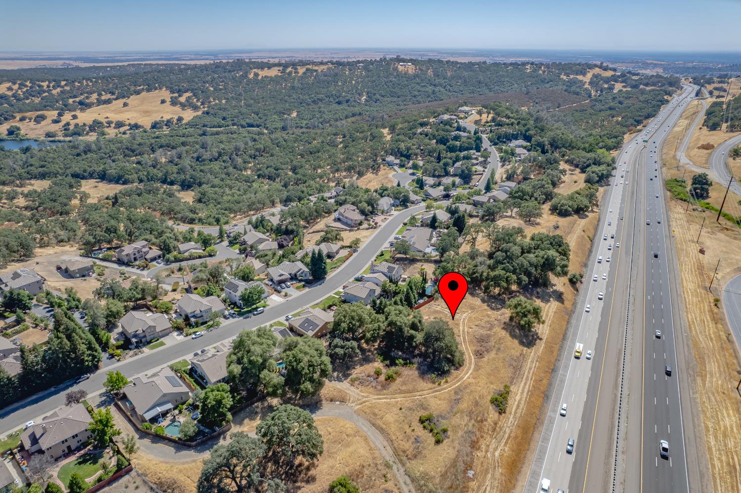 0 Crazy Horse Road Cameron Park, CA 95682 - Photo 61 of 64 an aerial view of a house with an outdoor space