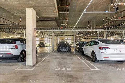 a view of parking garage