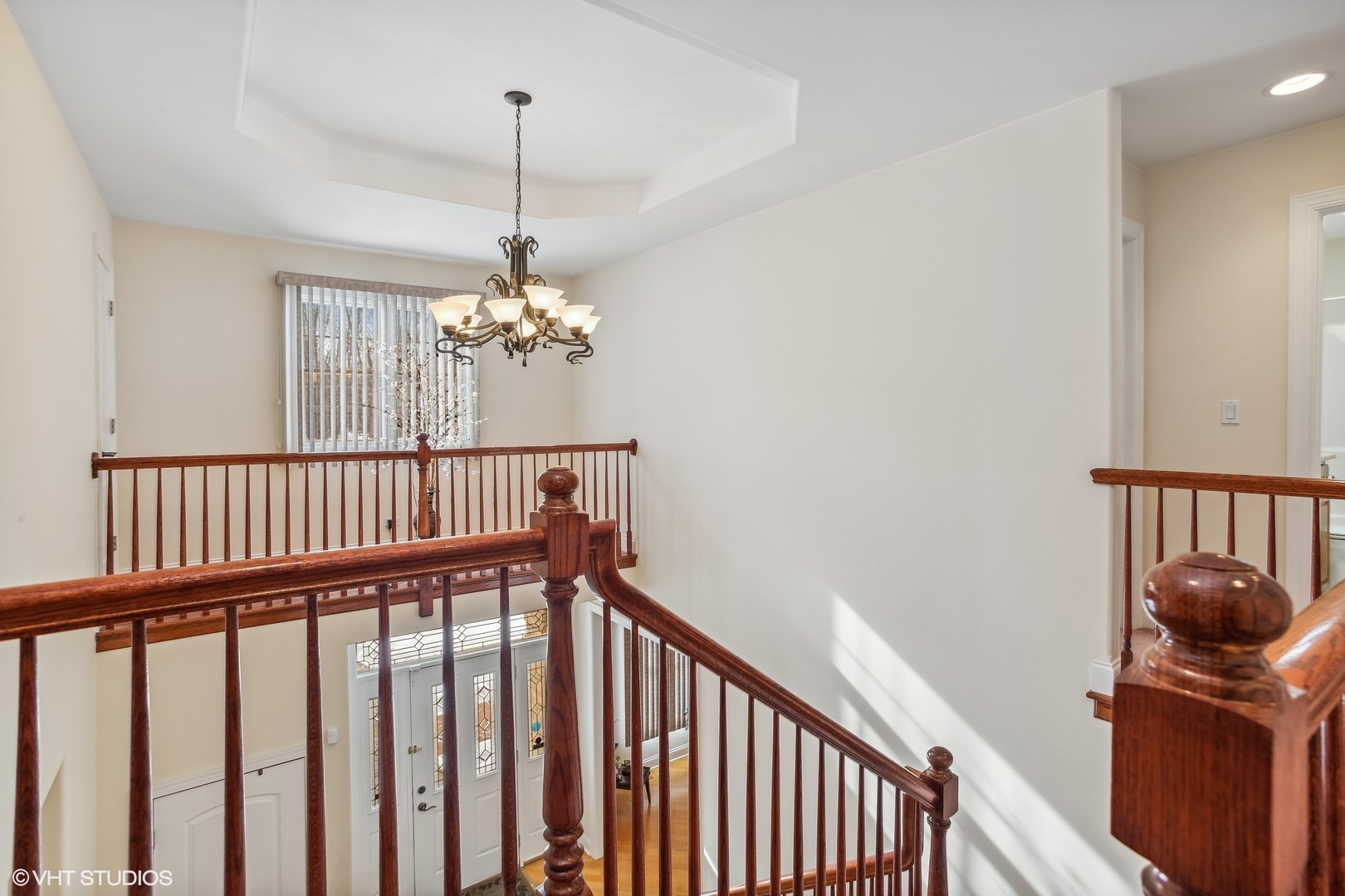 1034 East Woodrow Avenue Lombard, IL 60148 - Photo 15 of 36 a view of a balcony with chandelier