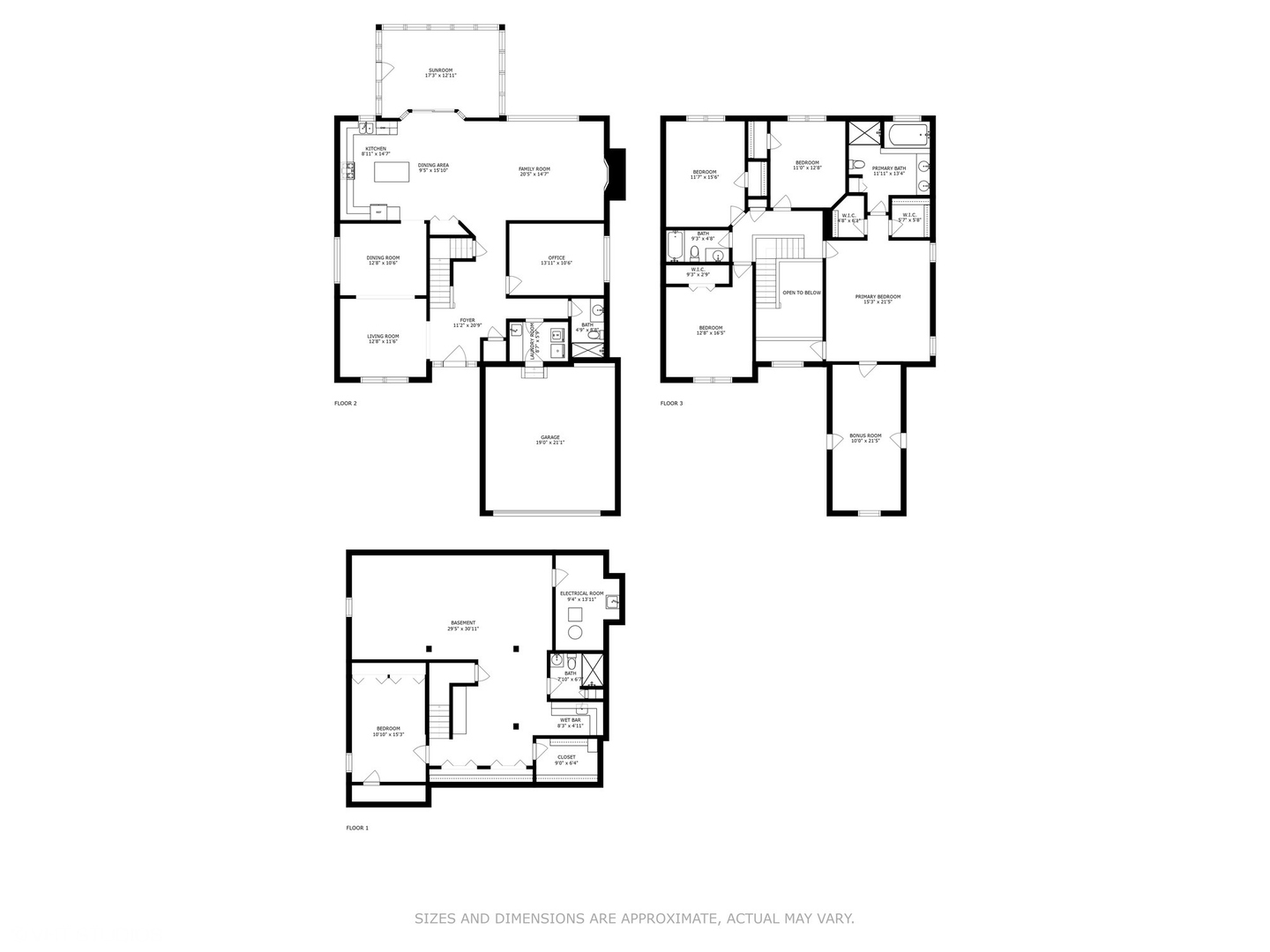 1034 East Woodrow Avenue Lombard, IL 60148 - Photo 33 of 36 a picture of a floor plan