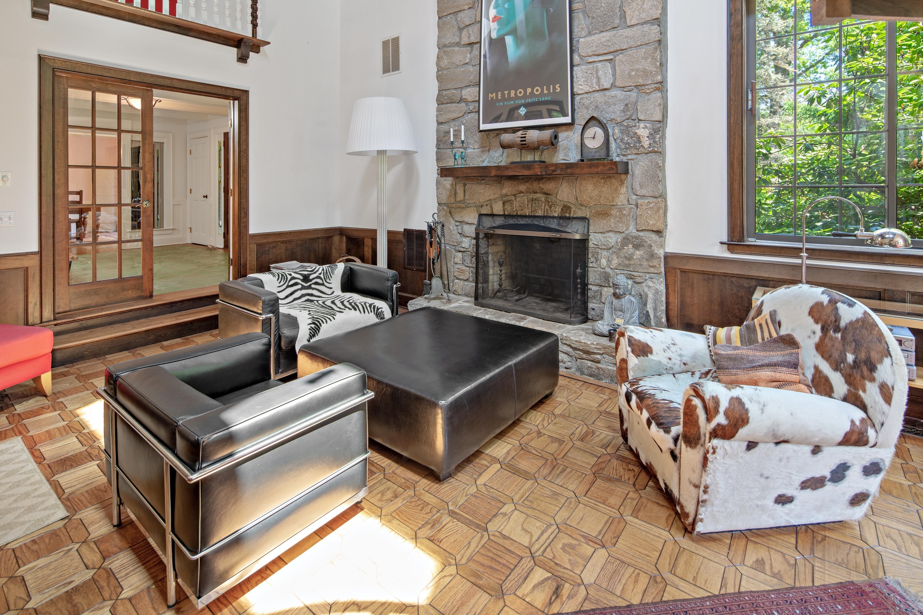 15 Tunxis Trail Redding, CT 06896 - Photo 8 of 27 a living room with furniture and a fireplace