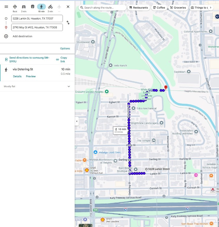 5228 Larkin Street Houston, TX 77007 - Photo 2 of 29 a view of entryway with wooden floor