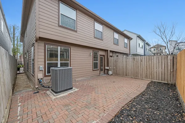a backyard of a house