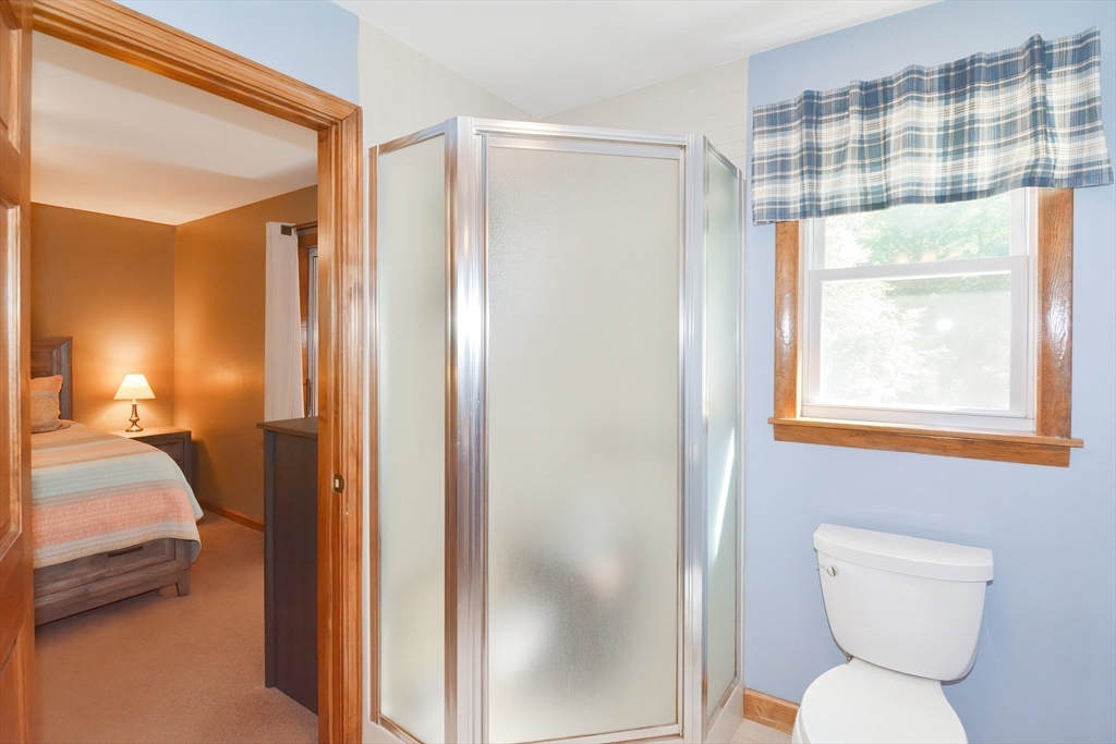 100 Cutler Road Warren, MA 01083 - Photo 18 of 42 a bathroom with a toilet and a shower