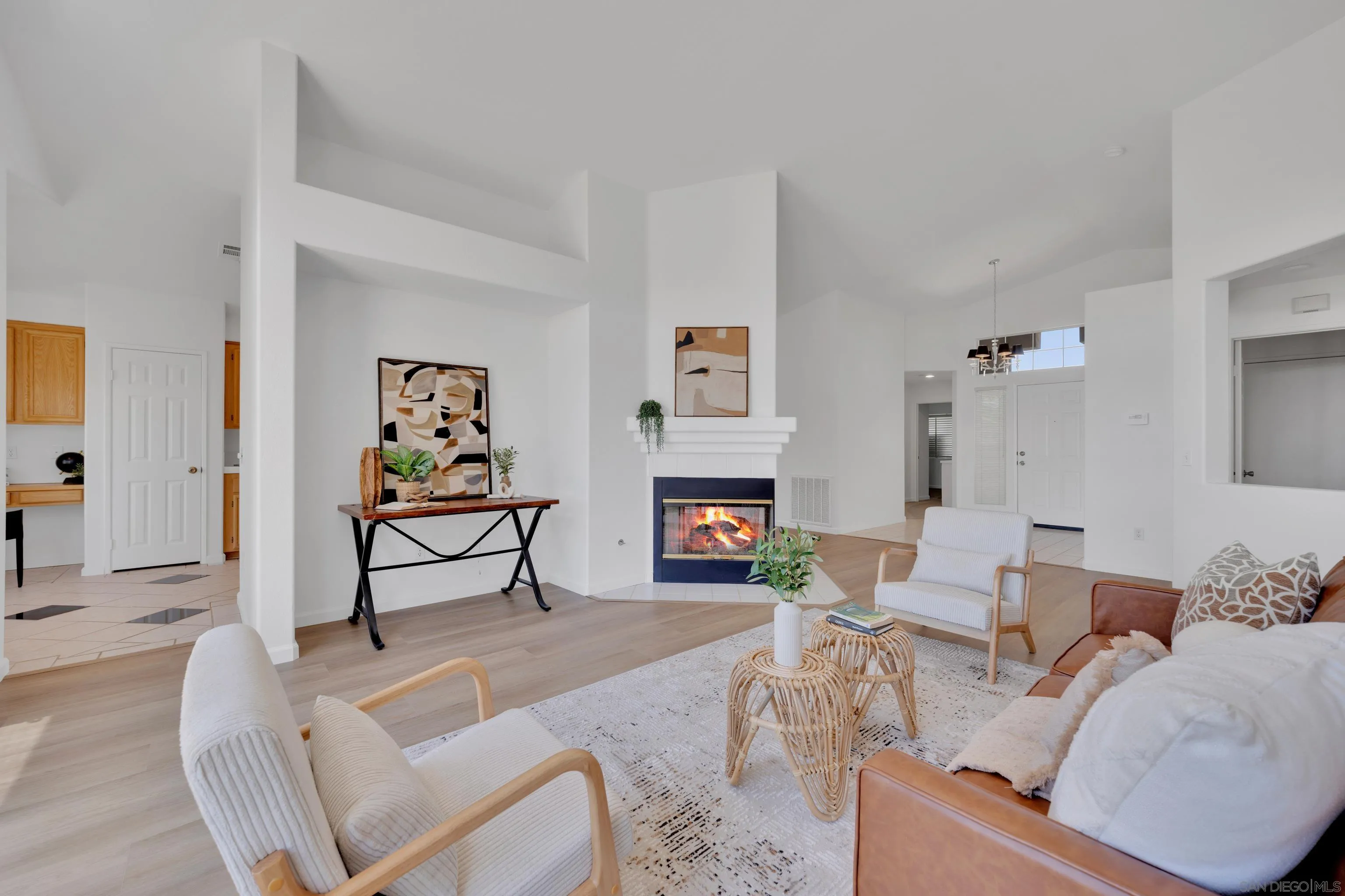 2334 Columbine Road Alpine, CA 91901 - Photo 7 of 42 a living room with furniture and a fireplace