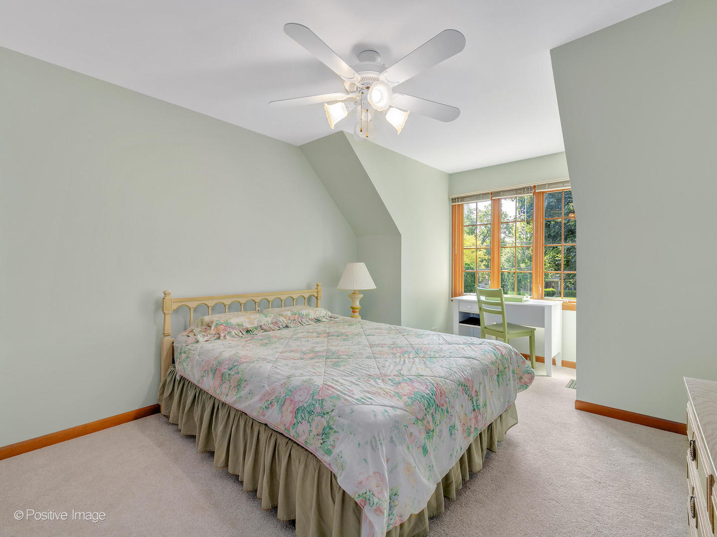 27W220 Jewell Road Winfield, IL 60190 - Photo 25 of 29 a bedroom with a bed and a large window