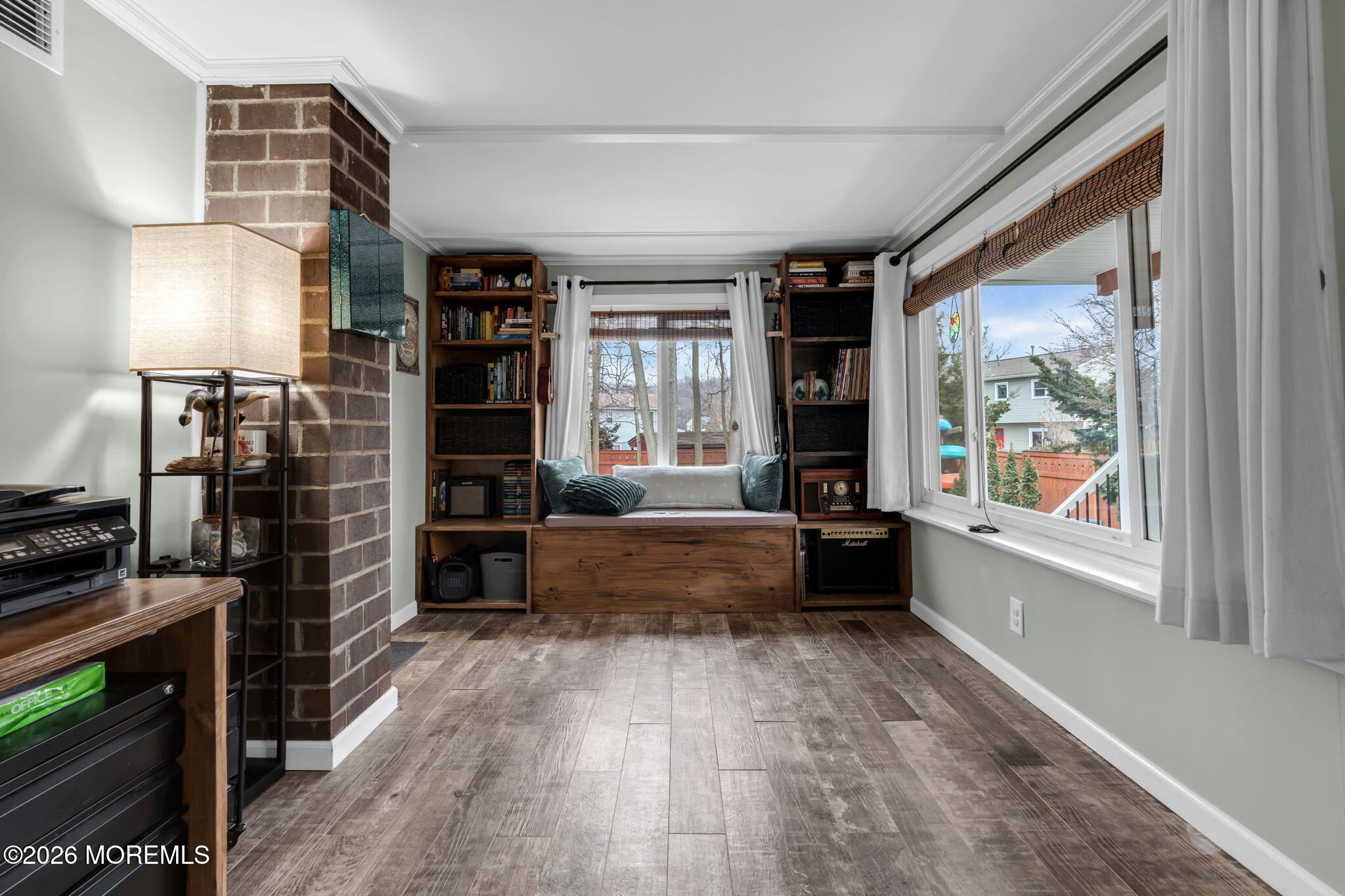 51 7th Street Belford, NJ 07718 - Photo 13 of 26 a living room with furniture and a flat screen tv