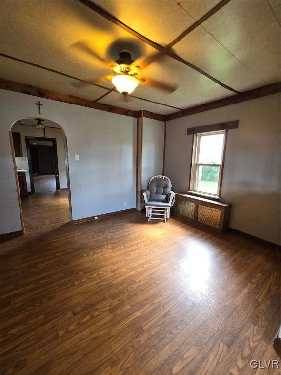1015 Oak Street Coplay, PA 18037 - Photo 16 of 23 a view of an empty room with window and wooden floor