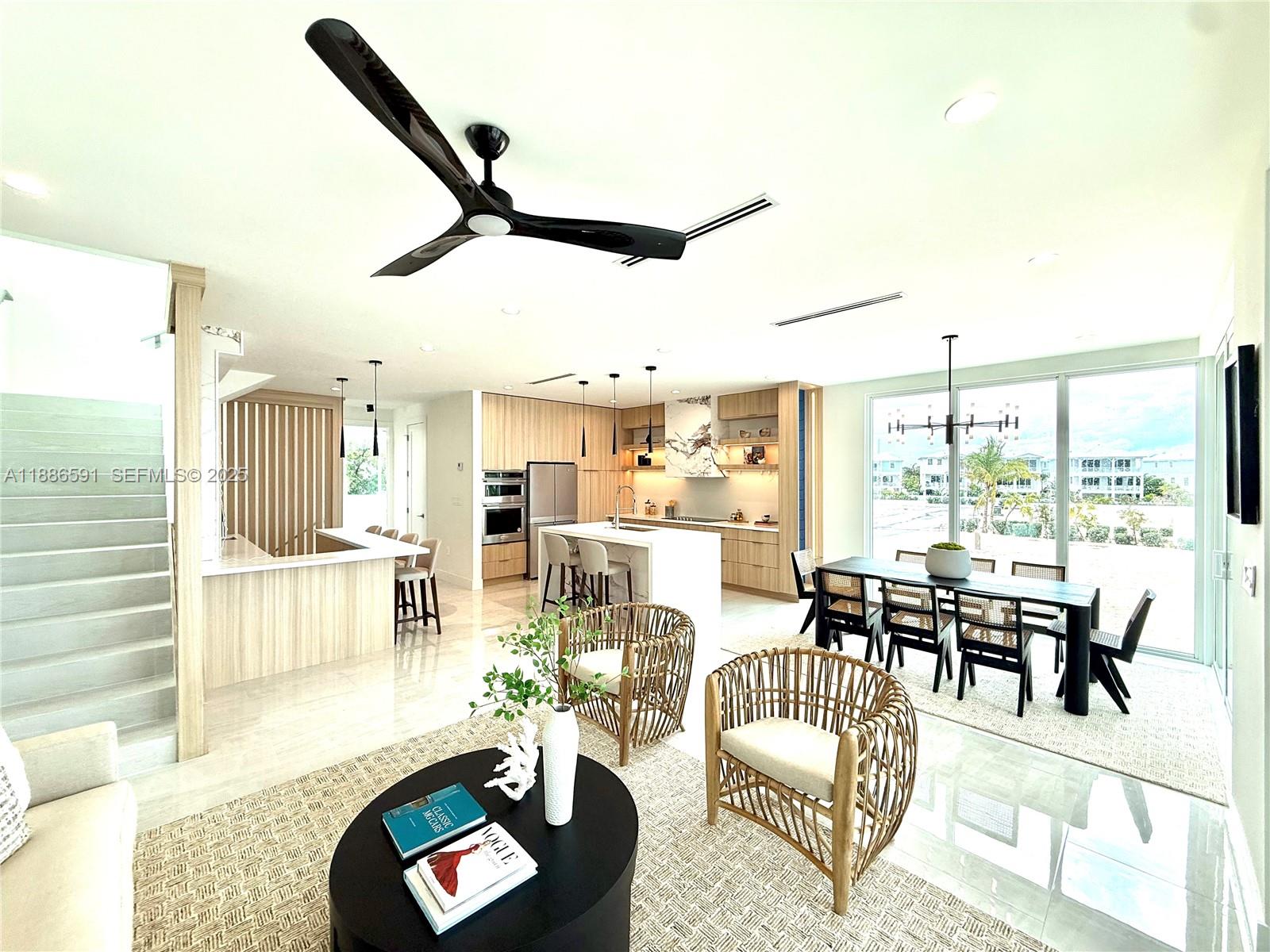990 41st Gulf Street Marathon, FL 33050 - Photo 9 of 51 a living room with furniture and a large window