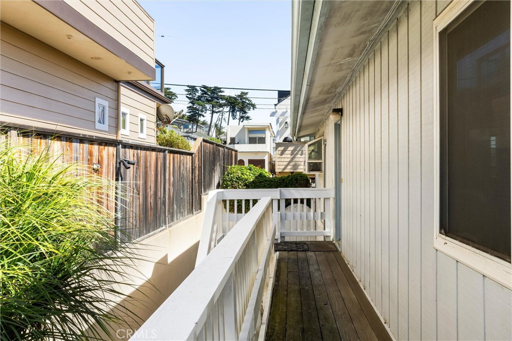 180 G Street Cayucos, CA 93430 - Photo 5 of 32 a view of balcony with wooden floor