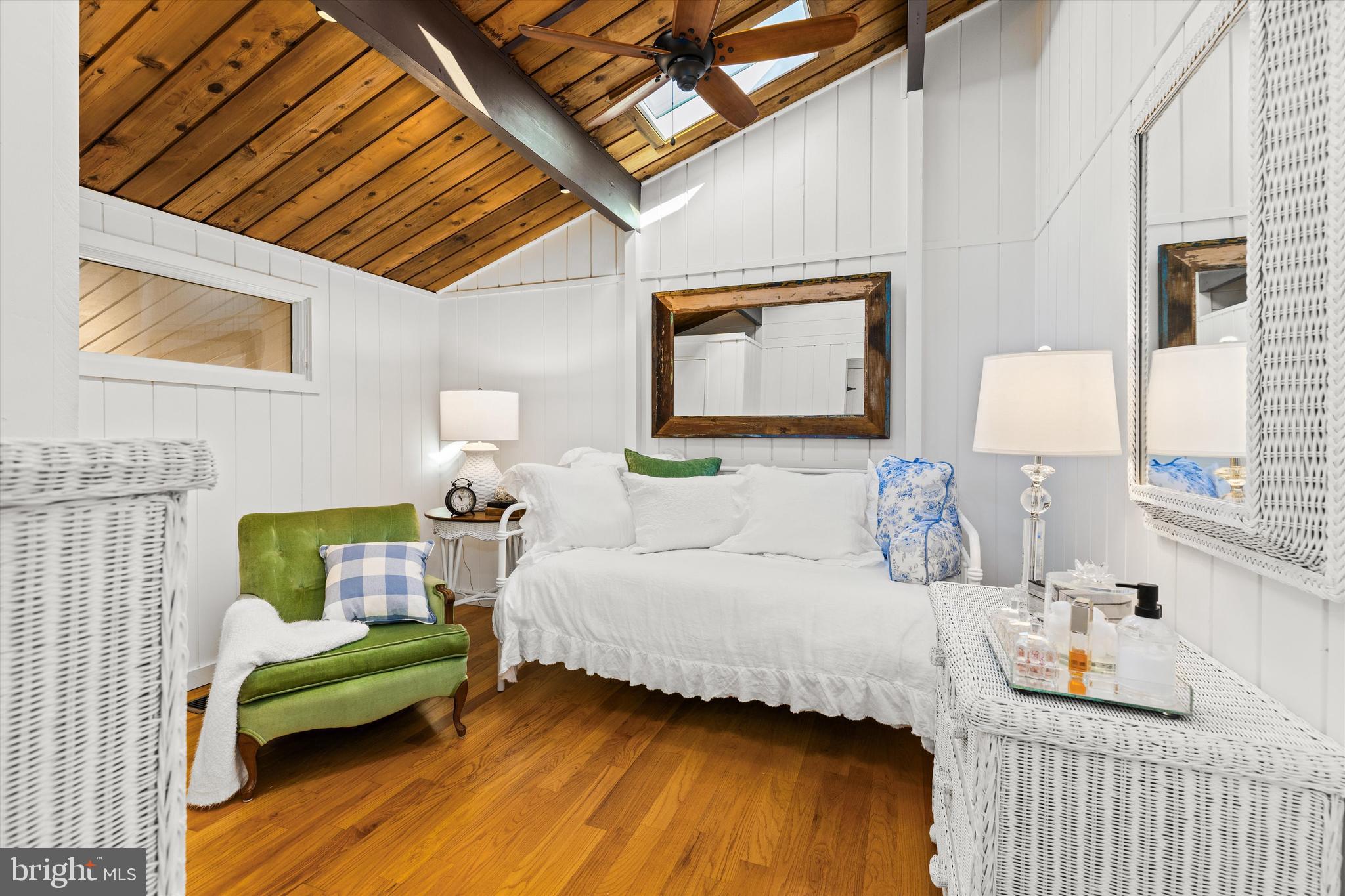 61 Grand Port Road Ocean Pines, MD 21811 - Photo 18 of 68 a bedroom with a bed wooden floor and window