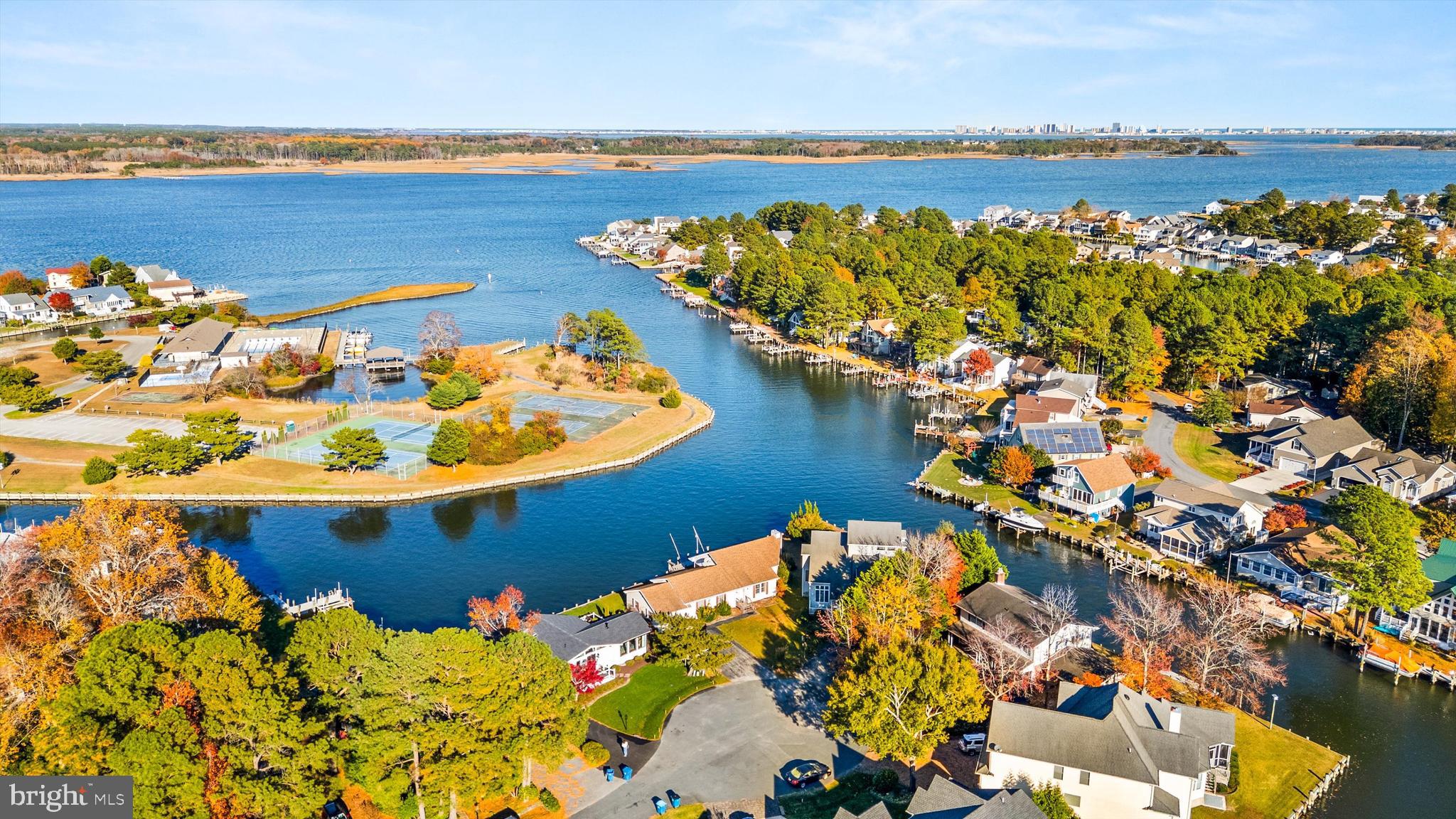 61 Grand Port Road Ocean Pines, MD 21811 - Photo 63 of 68 an aerial view of a house with a ocean view