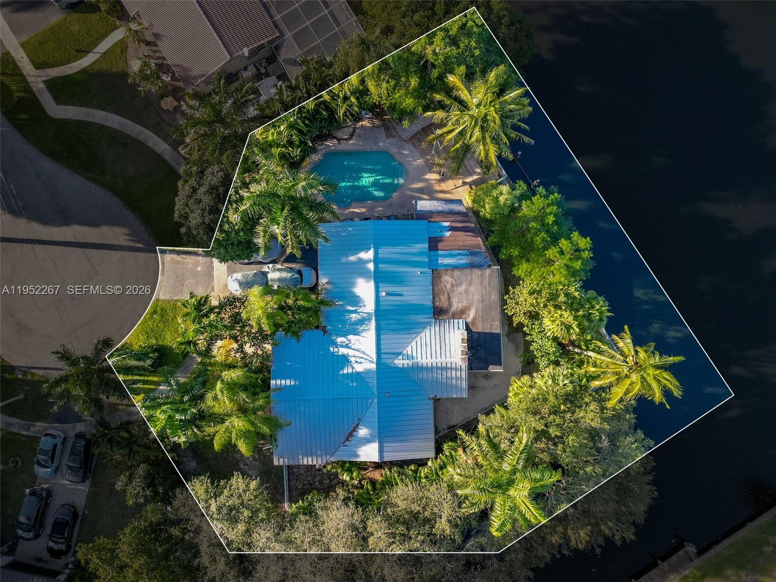 5741 Southwest 14th Street Plantation, FL 33317 - Photo 5 of 29 an aerial view of a house
