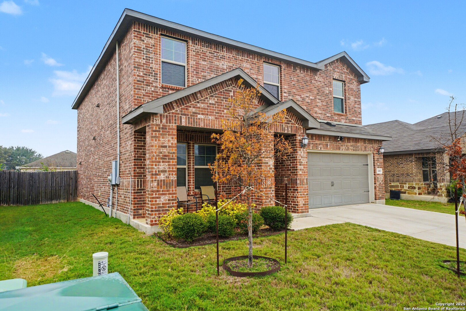 3083 Mondavi Crest Schertz, TX 78154 - Photo 4 of 47 a view of a house with backyard and porch