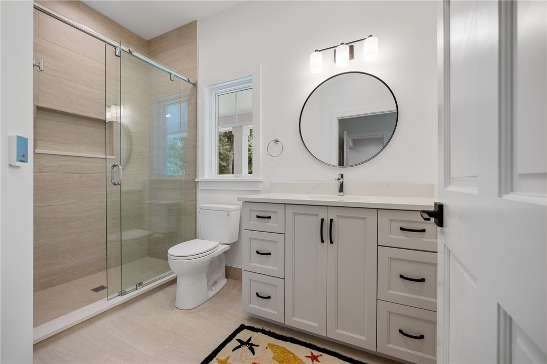 157 Crescent Hill Road Perinton, NY 14534 - Photo 27 of 47 1ST FLOOR PRIMARY SUITE BATH STUNNING TILE SHOWER