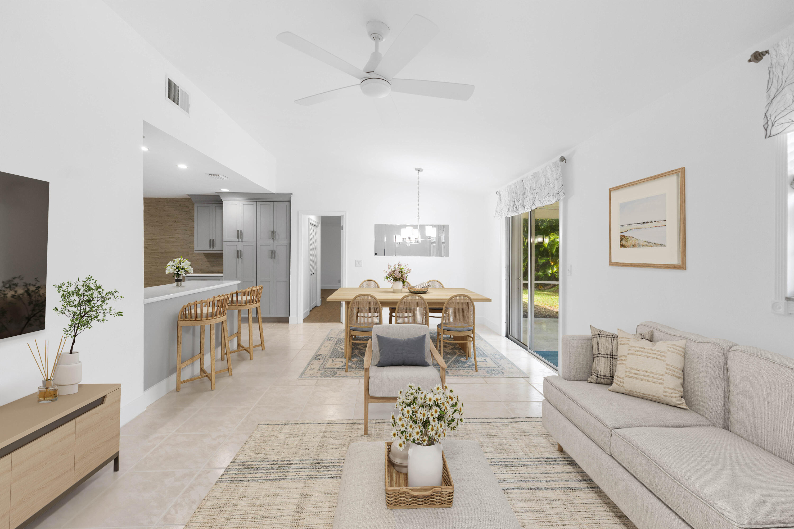 227 West Riverside Drive Jupiter, FL 33469 - Photo 6 of 22 Family Room Staged