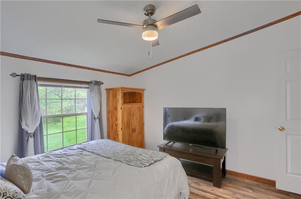 123 Merle Lane New Castle, PA 16101 - Photo 34 of 47 a bedroom with a bed and a window