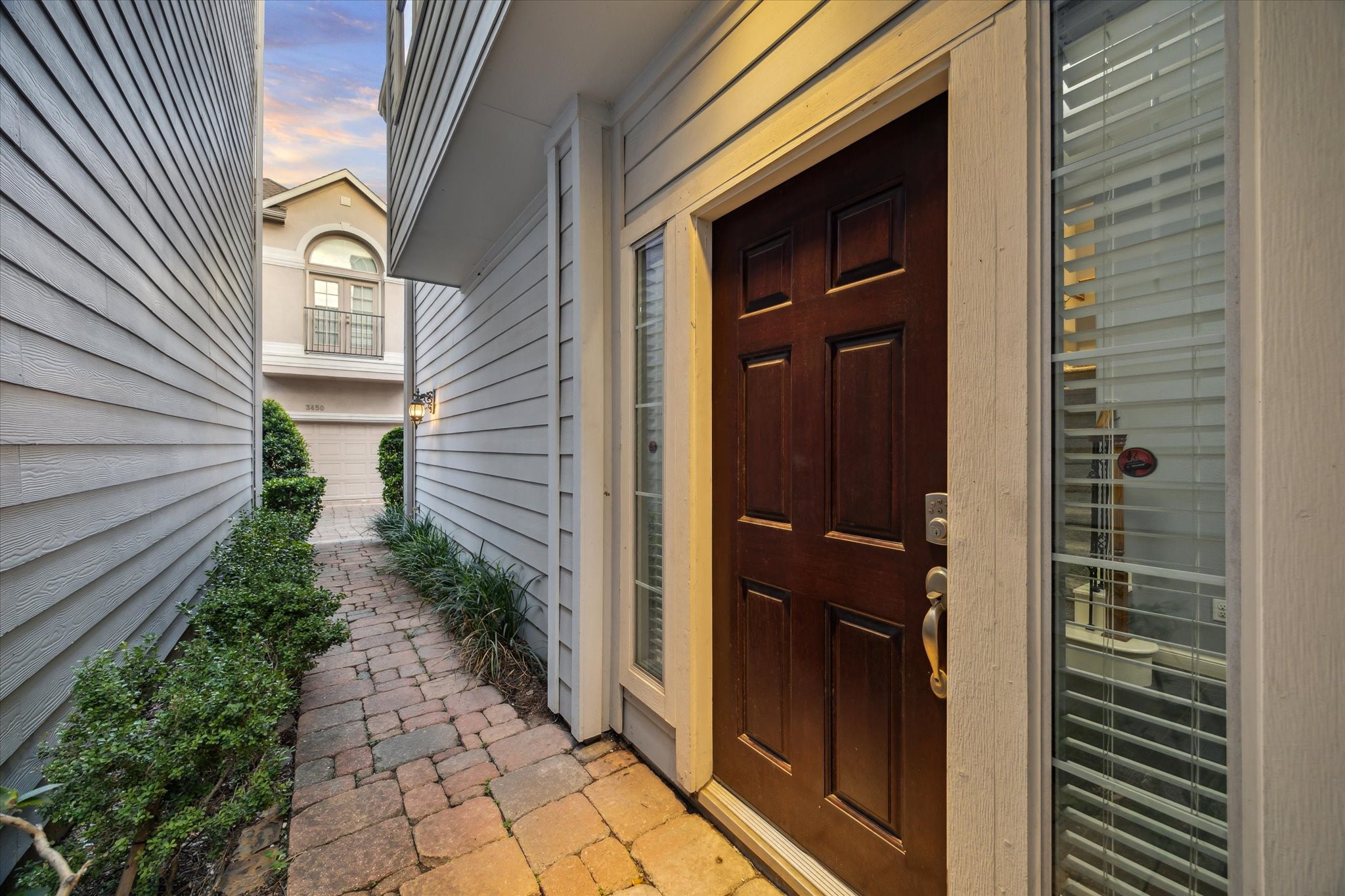 3432 Cline Street Houston, TX 77020 - Photo 14 of 22 a view of a door and brick walls